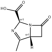1,3-Diazabicyclo[3.2.0]hept-3-ene-2-carboxylicacid,4-methyl-7-oxo-,cis-(9CI) 구조식 이미지