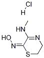 5,6-Dihydro-3-(MethylaMino)-2H-1,4-thiazin-2-one OxiMe Hydrochloride 구조식 이미지