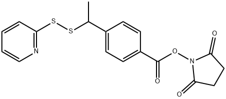4-succinimidyloxycarbonyl-alpha-methyl-alpha(2-pyridyldithio)toluene Structure