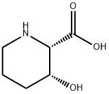 (2S,3R)-3-Hydroxy-2-piperidinecarboxylic acid Structure