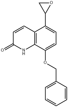 5-(2-Oxiranyl)-8-(phenylMethoxy)-2(1H)-quinolinone 구조식 이미지