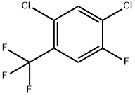 1,5-DICHLORO-2-FLUORO-4-TRIFLUOROMETHYL-BENZENE 구조식 이미지