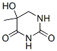 5-Hydroxy-6-hydrothymine Structure