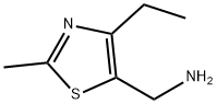 1-(4-ethyl-2-methyl-1,3-thiazol-5-yl)methanamine Structure