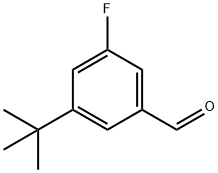 3-(tert-butyl)-5-fluorobenzaldehyde Structure