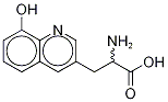 rac (8-Hydroxyquinolin-3-yl)alanine Structure