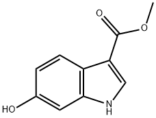 1H-INDOLE-3-CARBOXYLIC ACID,6-HYDROXY-,METHYL ESTER Structure