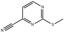 2-메틸술파닐피리미딘-4-카르보니트릴 구조식 이미지