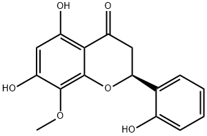 2',5,7-Trihydroxy-8-methoxyflavane 구조식 이미지