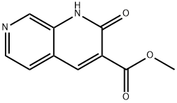 메틸2-히드록시-1,7-나프티리딘-3-카르복실레이트 구조식 이미지