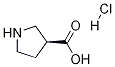 (S)-pyrrolidine-3-carboxylic acid hydrochloride Structure