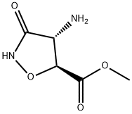 5-Isoxazolidinecarboxylicacid,4-amino-3-oxo-,methylester,trans-(9CI) Structure