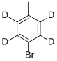4-브로모톨루엔-2,3,5,6-D4 구조식 이미지