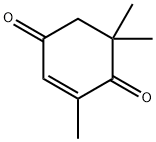 2,6,6-Trimethyl-2-cyclohexene-1,4-dione Structure