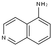 5-Aminoisoquinoline 구조식 이미지