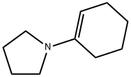 1-Pyrrolidino-1-cyclohexene 구조식 이미지