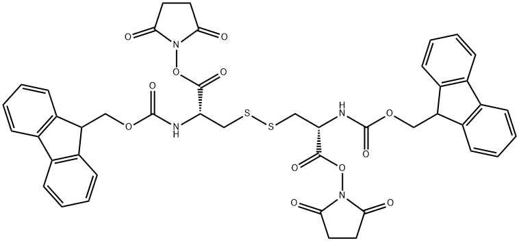(Fmoc-Cys-OSu)2, (Disulfide bond) Structure