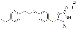 Pioglitazone hydrochloride 구조식 이미지