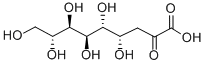 3-Deoxy-D-glycero-D-galacto-2-nonulosonic acid 구조식 이미지