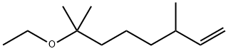 7-Ethoxy-3,7-dimethyl-1-octene Structure