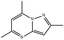 2,5,7-TRIMETHYLPYRAZOLO[1,5-A]PYRIMIDINE Structure