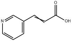 3-Pyridineacrylic acid 구조식 이미지