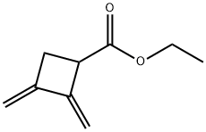 Cyclobutanecarboxylic acid, 2,3-bis(methylene)-, ethyl ester (9CI) Structure