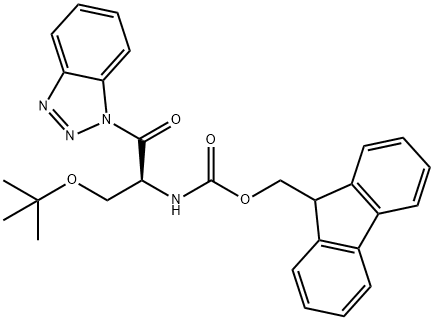 FMOC-Ser(tBu)-Bt Structure