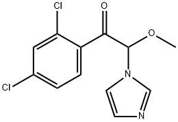 Ethanone,  1-(2,4-dichlorophenyl)-2-(1H-imidazol-1-yl)-2-methoxy- 구조식 이미지