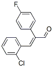(E)-3-(2-chlorophenyl)-2-(4-fluorophenyl)propenal Structure
