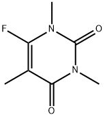 1,3-디메틸-6-플루오로티민 구조식 이미지