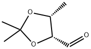 1,3-Dioxolane-4-carboxaldehyde, 2,2,5-trimethyl-, (4R-cis)- (9CI) Structure