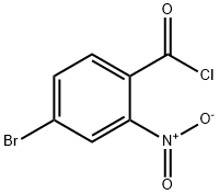 4-Bromo-2-nitrobenzoyl chloride 구조식 이미지