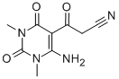 3-(6-AMINO-1,3-DIMETHYL-2,4-DIOXO-1,2,3,4-TETRAHYDRO-PYRIMIDIN-5-YL)-3-OXO-PROPIONITRILE Structure