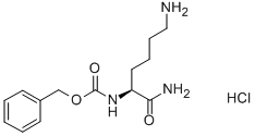 Z-LYS-NH2 . HCL 구조식 이미지