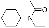 N-사이클로헥실-N-에틸아세트아미드 구조식 이미지