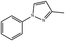 3-메틸-1-페닐피라졸 구조식 이미지