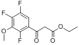 3-OXO-3-(2,4,5-TRIFLUORO-3-METHOXY-PHENYL)-프로피온산에틸에스테르 구조식 이미지