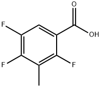 2,4,5-Trifluoro-3-methylbenzoic acid Structure