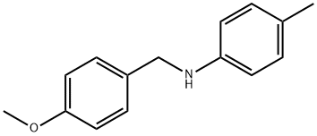 N-[(4-methoxyphenyl)methyl]-4-methylaniline 구조식 이미지