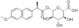 (R)-Naproxen Acyl-b-D-glucuronide Structure