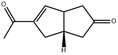 2(1H)-Pentalenone, 5-acetyl-3,3a,4,6a-tetrahydro-, (3aS)- (9CI) 구조식 이미지