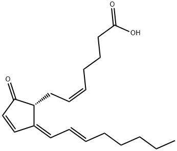 15-DEOXY-DELTA12,14-PROSTAGLANDIN A2 Structure