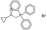 (2-Cyclopropyl-2-oxoethyl)triphenyl-phosphoniuM BroMide Structure