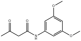 3,5-DIMETHOXY-ACETOACETANILID Structure