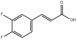 trans-3,4-Difluorocinnamic acid 구조식 이미지