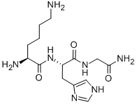 Lys-His-Gly-NH2 구조식 이미지