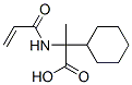 Cyclohexaneacetic  acid,  -alpha--methyl--alpha--[(1-oxo-2-propenyl)amino]-  (9CI) Structure