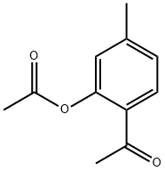 Ethanone, 1-[2-(acetyloxy)-4-methylphenyl]- Structure