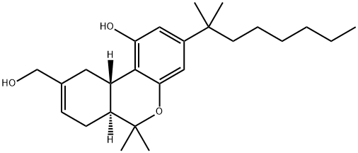 1,1-Dimethylheptyl-11-hydroxytetrahydrocannabinol Structure